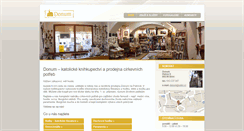 Desktop Screenshot of donum.cz